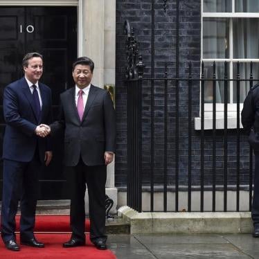 David Cameron and Xi Jinping