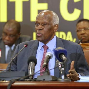 Angolan President and MPLA leader, Jose Eduardo dos Santos attends a party central committee at a meeting in Luanda, Angola, December 2 ,2016