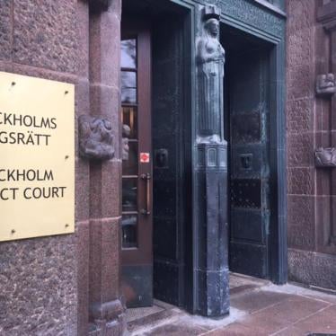 Stockholm District Court, where most of Sweden’s war crimes cases are adjudicated.