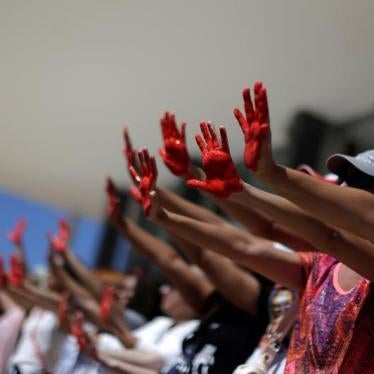 Demonstrators attend a protest against rape and violence against women in Brasilia, Brazil, May 29, 2016. © 2016 Reuters