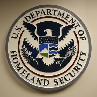 U.S. Department of Homeland Security emblem is pictured at the National Cybersecurity & Communications Integration Center (NCCIC) located just outside Washington in Arlington, Virginia September 24, 2010.