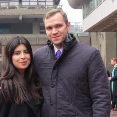 British academic, Matthew Hedges, with his wife Daniela Tajeda. © 2017 Daniela Tejada