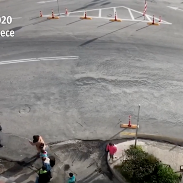 Police Interaction with Family of Asylum Seekers in Lesbos, Greece